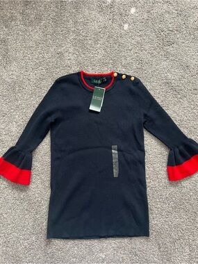 Polo Ralph Lauren 3/4 flare sleeve sweater top NWT